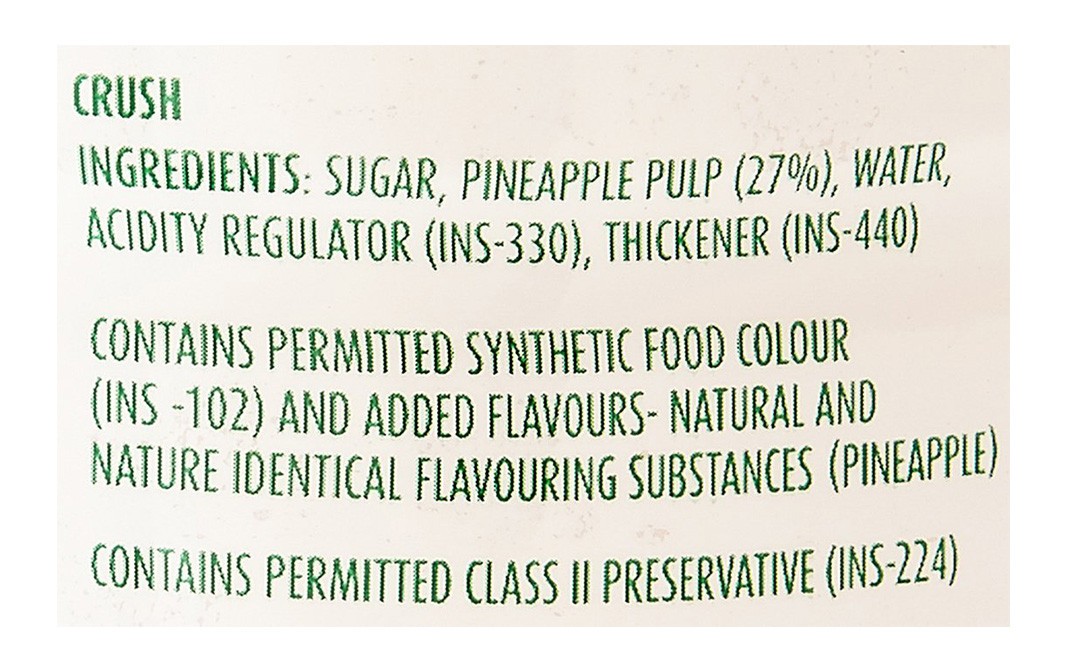 Mapro Pineapple Crush    Plastic Bottle  750 millilitre